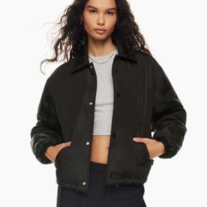 Aritzia TNA Coaches  Short Jacket
